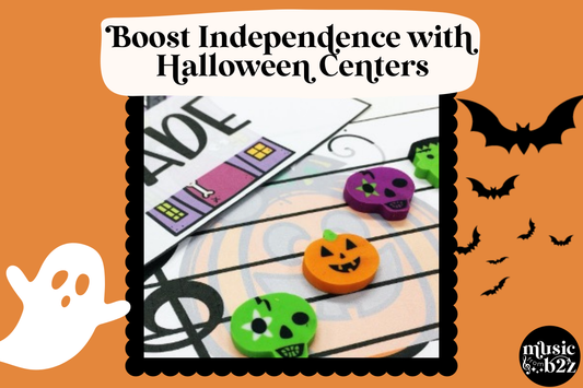 3 Ways to Boost Independence During Centers Using these Halloween Activities