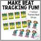 Back to School Music Composition Rhythm Cards Worksheets & Beat Strips