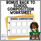 Back to School Music Composition Rhythm Cards Worksheets & Beat Strips