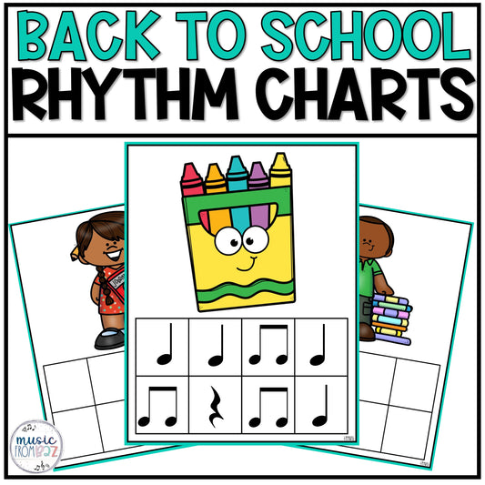 Back to School Rhythm Worksheet Music Composition Centers & Activity