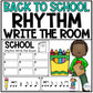 Back to School Rhythm Write the Room Game & Scavenger Hunt - Elementary Music