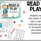 Back to School Rhythm Task Cards Elementary Music Centers & Activities