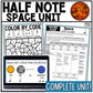 Half Note Unit Elementary Music Lesson Activity Composition Worksheets