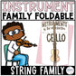 String Family Activity - Musical Instrument Families of the Orchestra