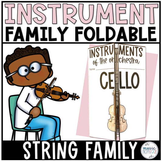 String Family Activity - Musical Instrument Families of the Orchestra