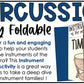 Percussion Family Foldable Activity - Musical Instrument Families of the Orchestra Worksheet Lesson