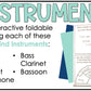 Woodwind Family Foldable Activity - Musical Instrument Families of the Orchestra Worksheet Lesson