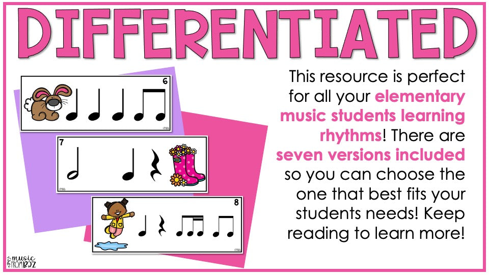 Spring Music Activities - Rhythm Write the Room - Elementary Music Lessons - Rhythm Lesson - DIGITAL DOWNLOAD