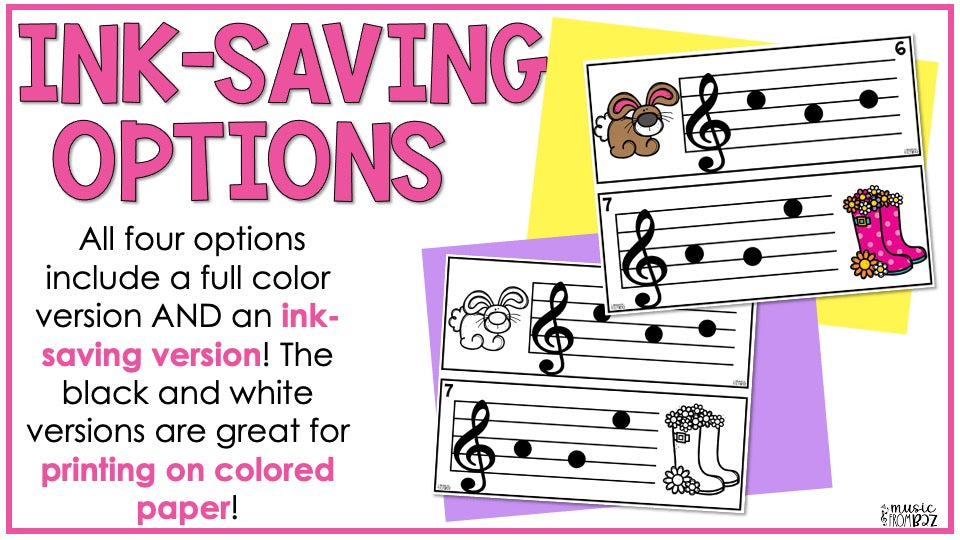 Spring Music Activities - Write the Room - Treble Clef - Elementary Music Lessons - Lines and Spaces Music Lesson - DIGITAL DOWNLOAD